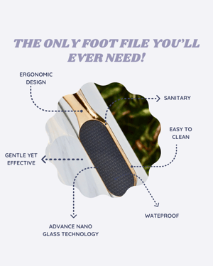 💥Foot File Exfoliates and softens callused and cracked feet. Say hello to baby soft feet!